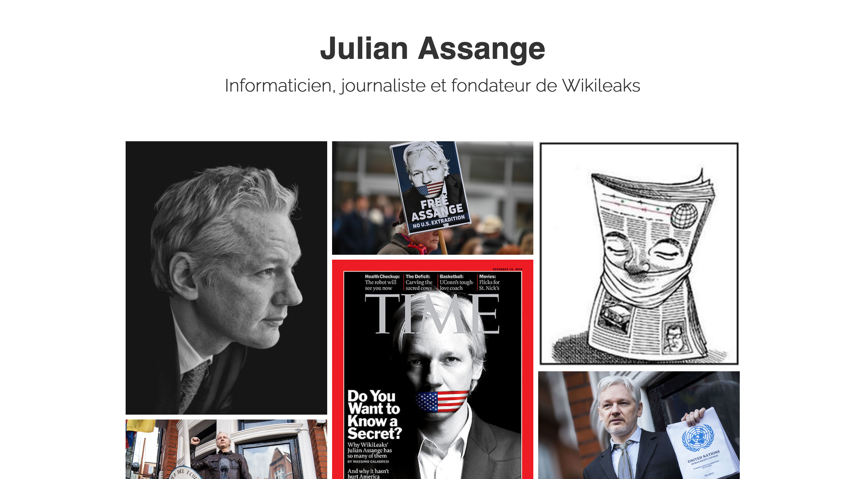 Julian Assange Tribute