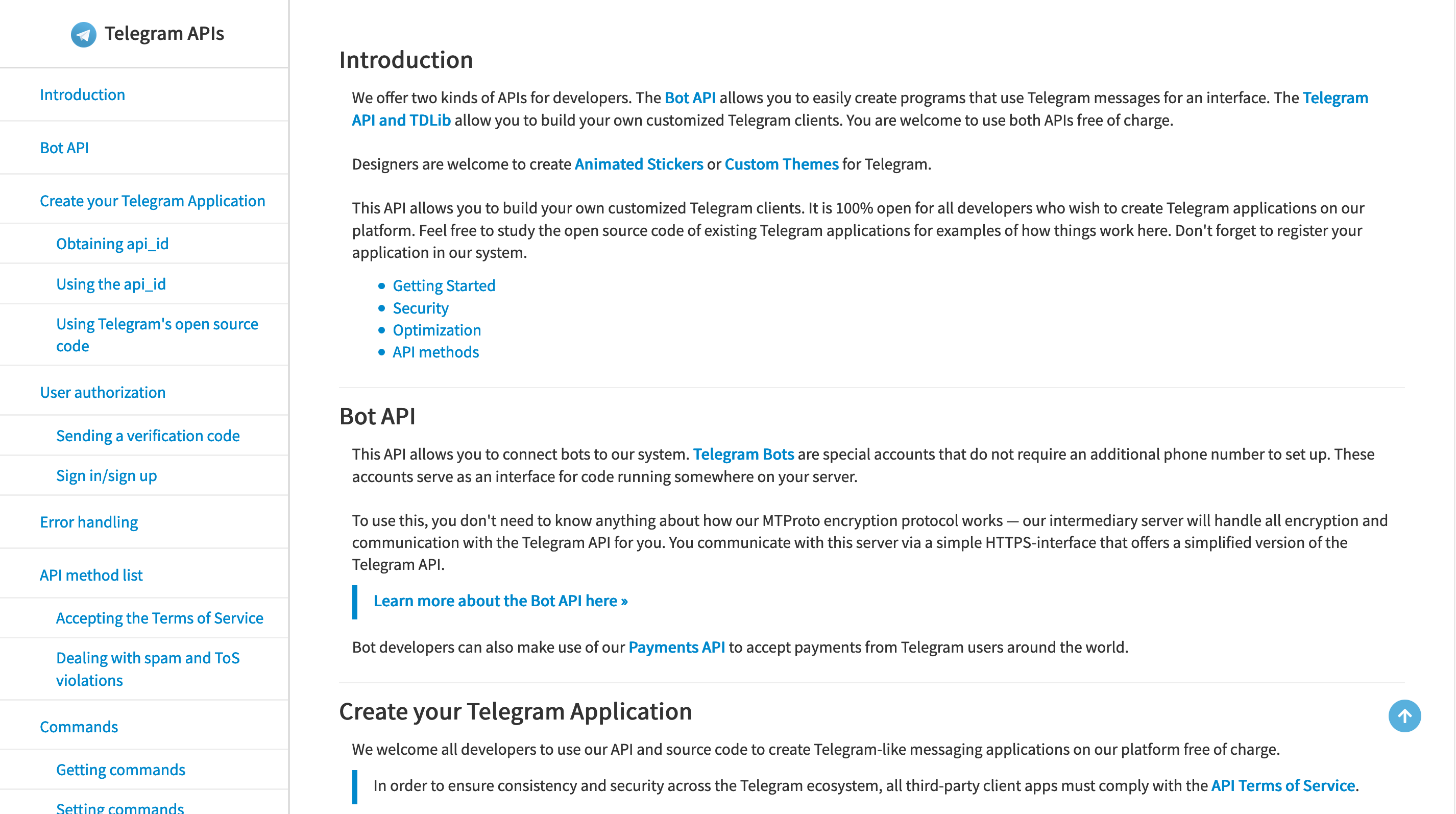 Telegram API